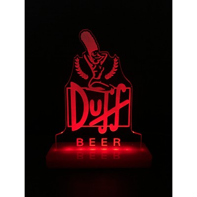 Luminária em Acrílico CERVEJA DUFF